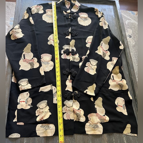 HARARI tunic , beautiful chiffon silk sz M - Picture 2 of 6